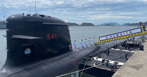 La Nación / Brasil recibe el submarino Humaitá