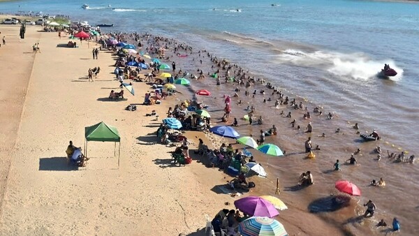 Lago Yguazú, con varias alternativas para refrescarse en días de verano