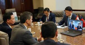 La Nación / Peña, en contacto por vía Zoom con presidente electo de Taiwán