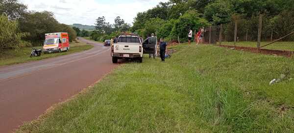 CAP. MEZA: HOMBRE FALLECIÓ TRAS CAER DE SU MOTOCICLETA - Itapúa Noticias