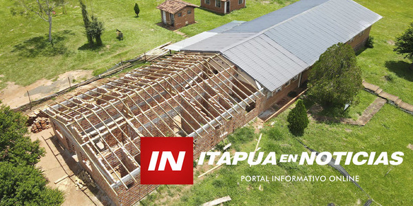 AVANZA LA CONSTRUCCIÓN DE AMPLIACIÓN DE LA USF EN TRINIDAD CENTRO - Itapúa Noticias