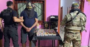 La Nación / Golpe al microtráfico: droga incautada está valuada en USD 2.700 cada pan