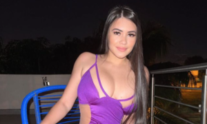 Laurys Dyva agradeció a los polis por su buen trabajo en un evento