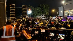 PMT de Ciudad del Este retira motos de circulación por ruidos molestos