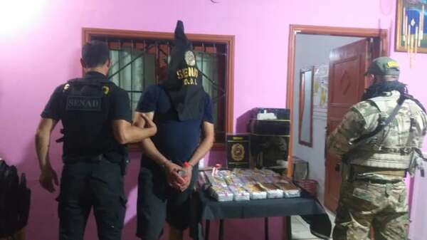 Limpio: incautan paquetes de crack y detienen a un hombre - Policiales - ABC Color