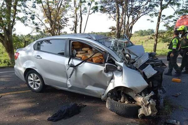 ¡Ndetavy!: Iba con su auto repleto de “plantitas verdes” y chocó por un árbol