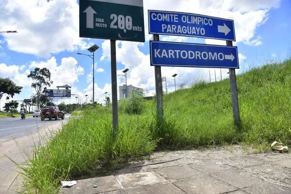 Lamentable falta de mantenimiento en el acceso principal de Asunción - Nacionales - ABC Color