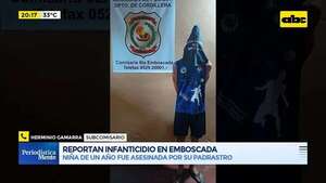 Supuesto caso de infanticidio en Emboscada: niña de 1 año y 11 meses fue asesinada por su padrastro - Periodísticamente - ABC Color