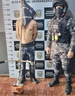 Capturan a ratero y recuperan objetos robados