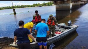 Armada halla cuerpo desaparecido en aguas del río Tebicuary
