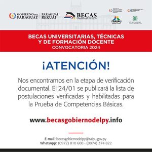 Se inició el proceso de revisión documental de postulantes a becas