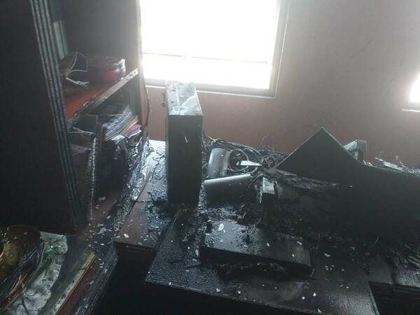 Sustazo en el Palacio de Justicia: oikomi principio de incendio y al toque evacuaron el sitio