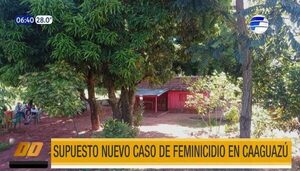 Supuesto nuevo caso de feminicidio en Caaguazú | Telefuturo