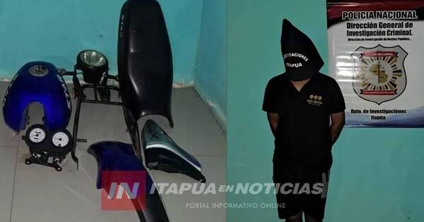 Diario HOY | Ofrecía partes de una moto robada en Facebook y fue atrapado por la Policía