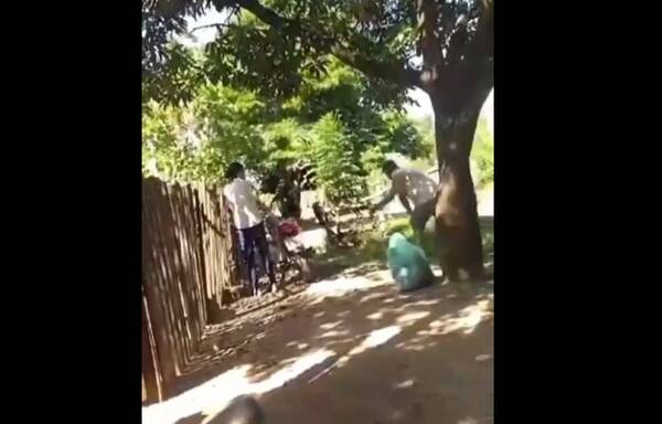 [VIDEO] ¡Qué bárbaro! Acusan a karai de lanzar machete contra su propio hijo