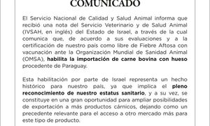 Carne paraguaya conquista nuevo mercado