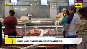 Video: Israel habilita importación de carne paraguaya  - ABC Noticias - ABC Color