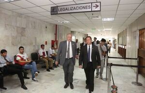 Autoridades judiciales verificaron juzgados de la sede judicial de Capital