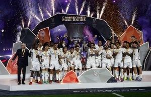 Victoria del Real Madrid sobre el Barcelona en la final de la Supercopa