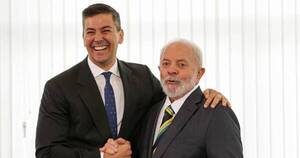 La Nación / Comenzó reunión bilateral entre Santiago Peña y Lula da Silva