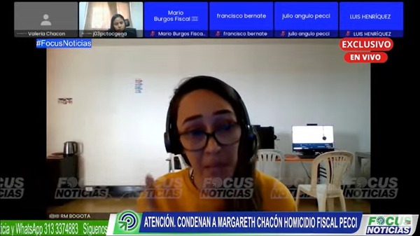 Caso Pecci: Condenan a Margareth Chacón y piden penas de 50 a 60 años de cárcel