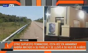 Otro supuesto feminicidio en Amambay | Telefuturo