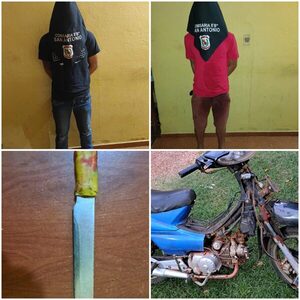 Detenidos por exposición al peligro y resistencia; uno de ellos tenía una orden de captura.
