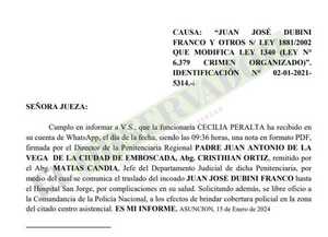 Trasladan a Juan Dubini Franco a hospital por complicaciones de salud