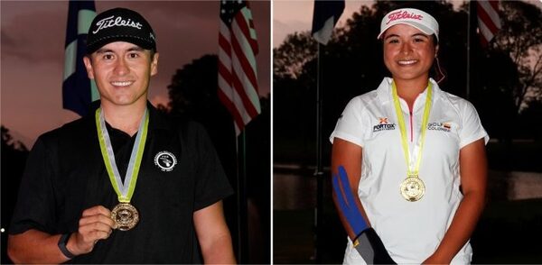 Títulos del abierto sudamericano de golf fueron a Ecuador y Colombia
