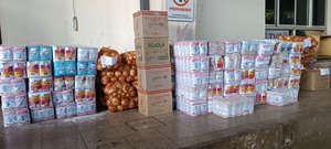 Aduana de Encarnación dona alimentos a entidades benéficas