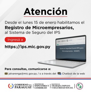 Inicia periodo de inscripción al IPS para Mipymes | 1000 Noticias