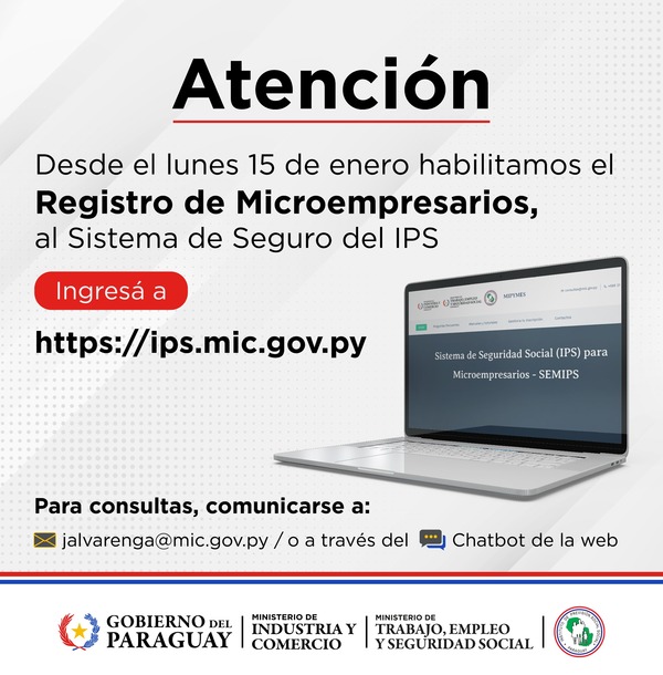 Inicia periodo de inscripción al IPS para Mipymes | 1000 Noticias