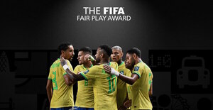 Versus / Selección brasileña gana el premio FIFA al juego limpio