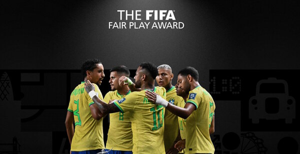 Versus / Selección brasileña gana el premio FIFA al juego limpio