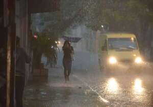 ¡Atención! Los 12 departamentos en zona de tormentas para esta noche - Clima - ABC Color