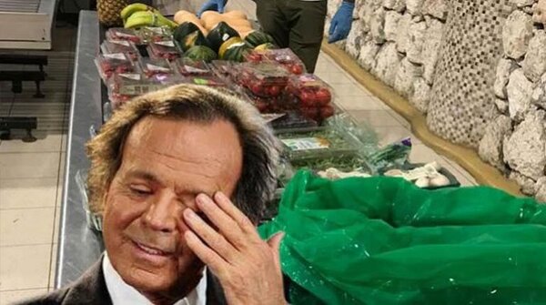 Le decomisan 42 kilos de fruta y verdura al cantante español Julio Iglesias en República Dominicana
