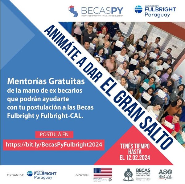 Exbecarios paraguayos ofrecen asesoría gratuita en proceso de postulación