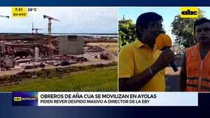 Video: obreros de Aña Cua se movilizan en Ayolas - ABC Noticias - ABC Color
