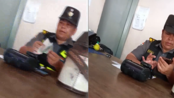 Video: ¿100.000 nomás tenés? El pedido de coima de agente de la Patrulla Caminera
