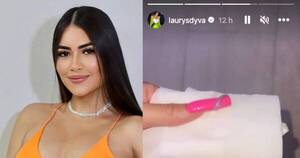 La Nación / Laurys Dyva enseñó “cómo se limpia” en el baño con las uñas largas