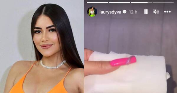 La Nación / Laurys Dyva enseñó “cómo se limpia” en el baño con las uñas largas