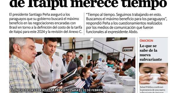 La Nación / LN PM: edición mediodía del 16 de enero