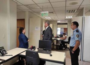 El presidente de la Circunscripción de Cordillera verificó instalaciones del Palacio de Justicia de Caacupé