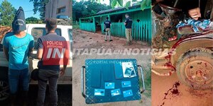 ALLANARON VIVIENDAS EN ITAPÚA POTY EN PROSECUCIÓN A ROBO QUE DEJÓ UN HERIDO DE BALA - Itapúa Noticias