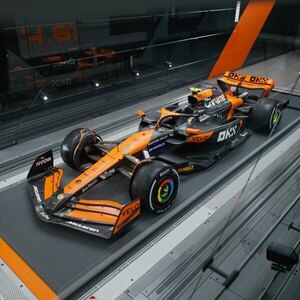 Versus / McLaren ya presume los colores de su MCL38 para la temporada 2024
