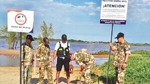 Suspenden acceso a playa de Pilar tras ataque de palometas