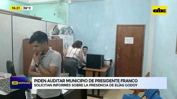 Piden auditar Municipio de Presidente Franco: solicitan informes sobre la presencia de Elías Godoy - ABC Noticias - ABC Color