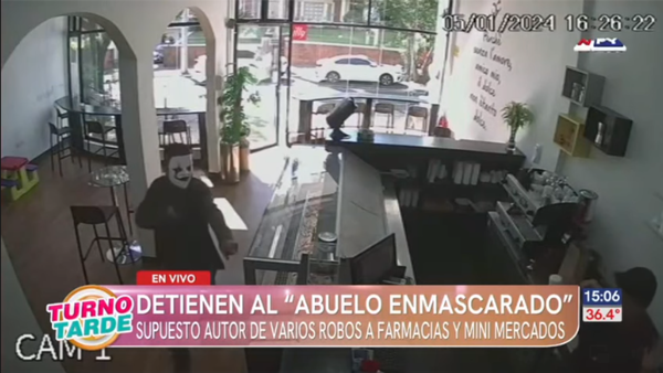 Detienen al abuelo enmascarado con frondosos antecedentes