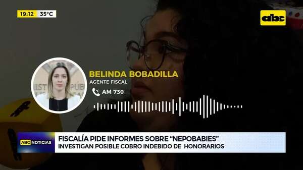 Video: Fiscalía pide informes sobres ‘’nepobabies’' - ABC Noticias - ABC Color