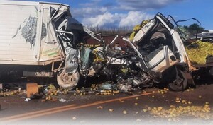¡Terrible! Un fallecido y dos heridos deja un accidente frontal en San Rafael del Paraná